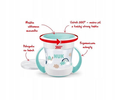 NUK Mini Magic Cup ŚWIECĄCY KUBEK NIEKAPEK 160 ml