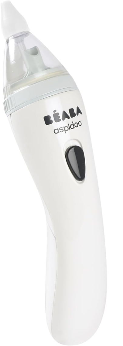 BEABA Aspidoo aspirador nasal elétrico 18,5 cm + 2 pontas e estojo