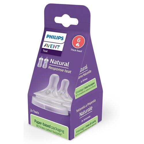 Philips Avent Natural Response tetină pentru biberon debit 6