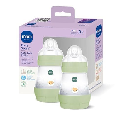 MAM Easy Start μπιμπερό κατά των κολικών 0+ 160ml x2