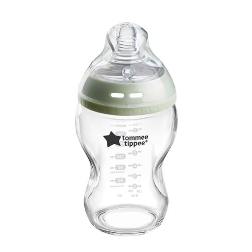 Tommee Tippee Natural Start – szklana butelka z przezroczystym smoczkiem