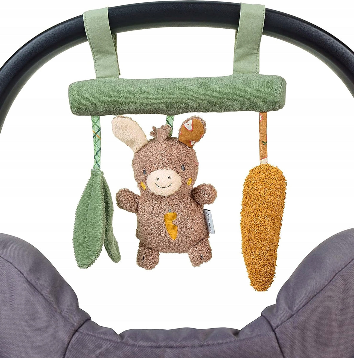 STERNTALER Trapez-Kinderwagenkette mit Rassel ESEL EMMILIUS „N