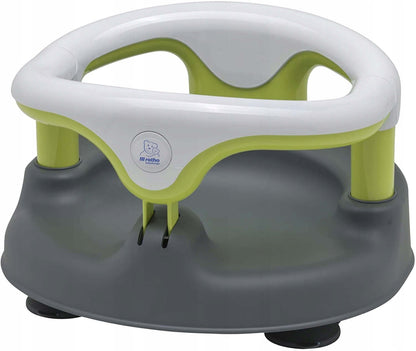 ROTHO Babydesign krzesełko do kąpieli 13kg biało-zielono-szare z komfortowym siedziskiem dla niemowląt
