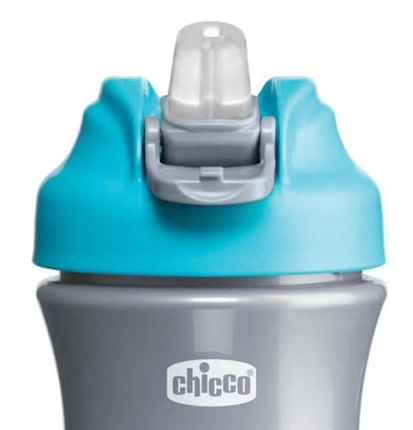 CHICCO Pop-up Cup gobelet anti-fuite avec bec et paille 350 ml 2 ans+