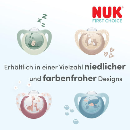 NUK First Choice silikonska duda za pomirjanje x2 18-36m