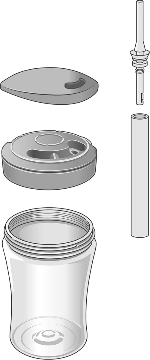 NUK straw and spout for Action Cup