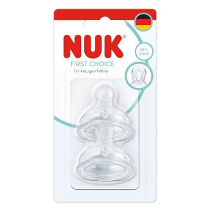NUK First Choice flasknappar XL 2 st. 6+