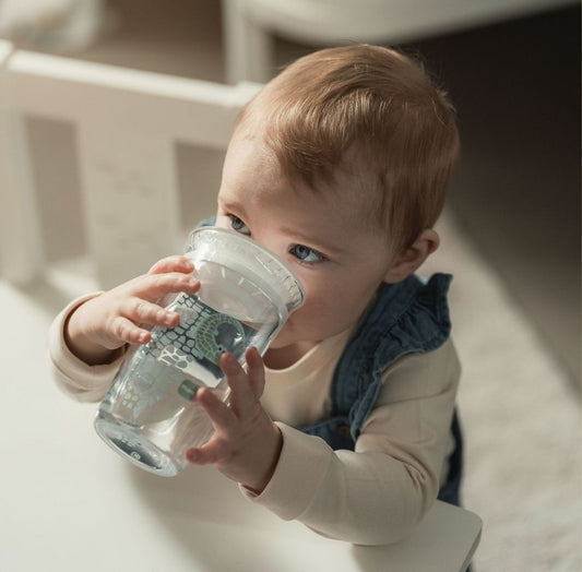 MAM Easy to Drink Cup εκπαιδευτικό κύπελλο χωρίς διαρροές με στόμιο 360° 290 ml 8 m+ ΖΕΒΡΑ