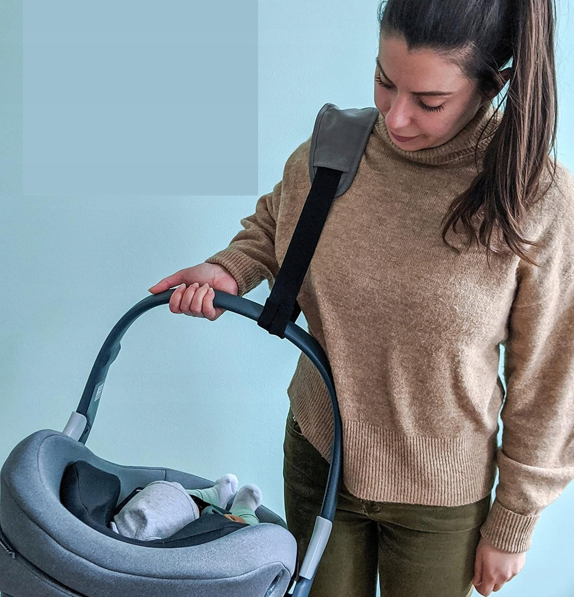 ZAMBOO tracolla per il trasporto del seggiolino auto 72-143 cm