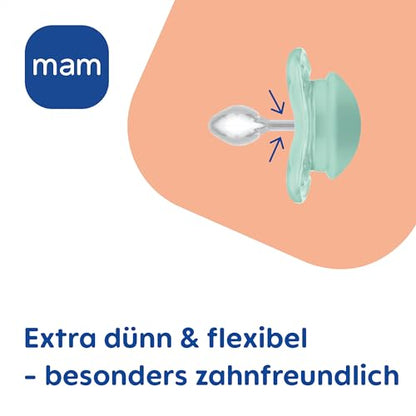 MAM Supreme Day&Night πιπίλα σιλικόνης 0-6 μηνών x4 ΦΩΣ
