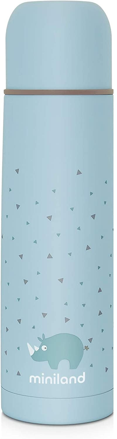 MINILAND termos ze stali nierdzewnej 500 ml niebieski termos na napoje, stal nierdzewna, BPA free