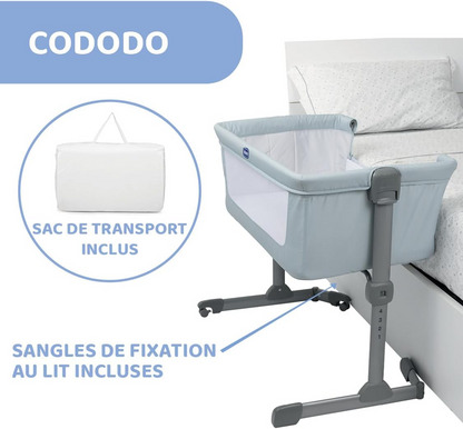 CHICCO NEXT2ME ESSENTIAL berço de co-sleeping regulável