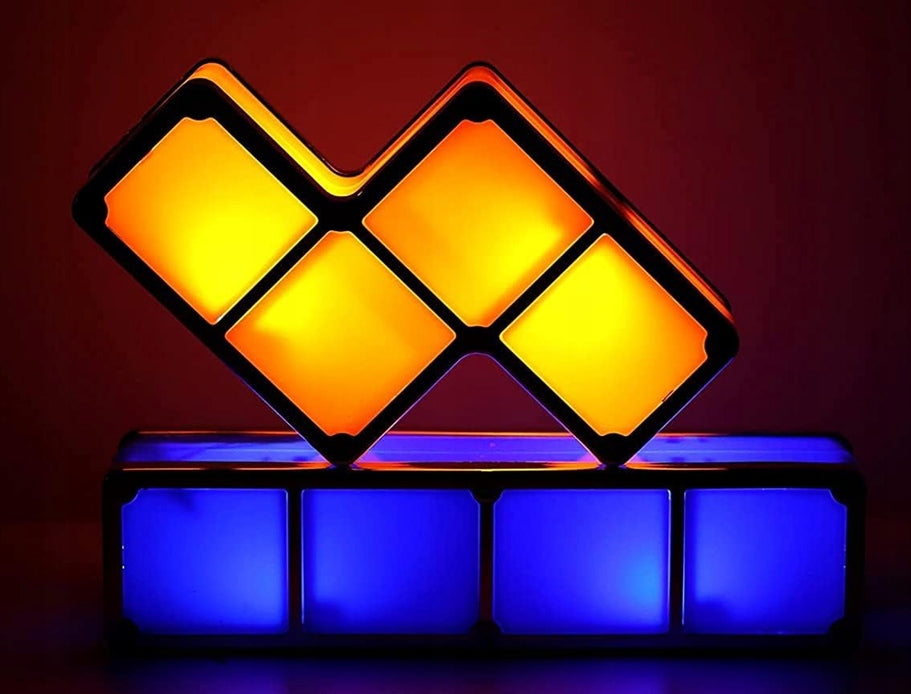 JUSTUP The Magic Block lampada notturna LED 7 elementi 7 colori TETRIS