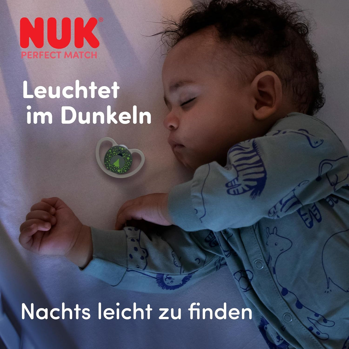 NUK Perfect Match Air Night napp 0-6m x2