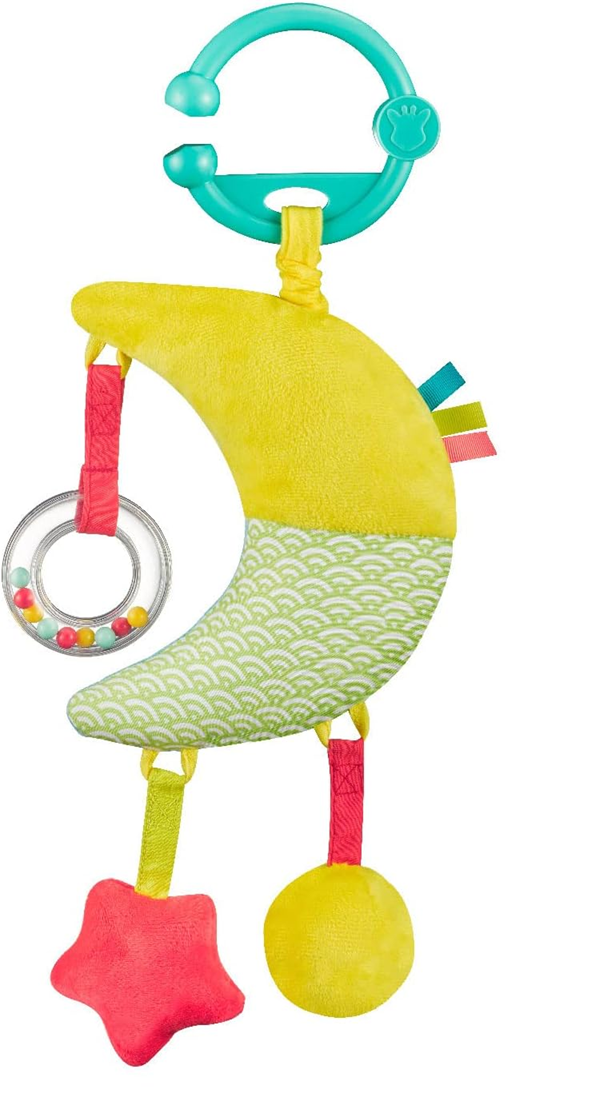 SOPHIE LA GIRAFE pendente com caixa de música para carrinho e berço 28 cm LUA