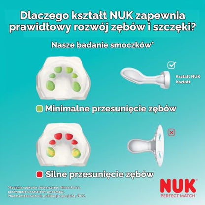Sucettes NUK Perfect Match Air 0-6 mois x2