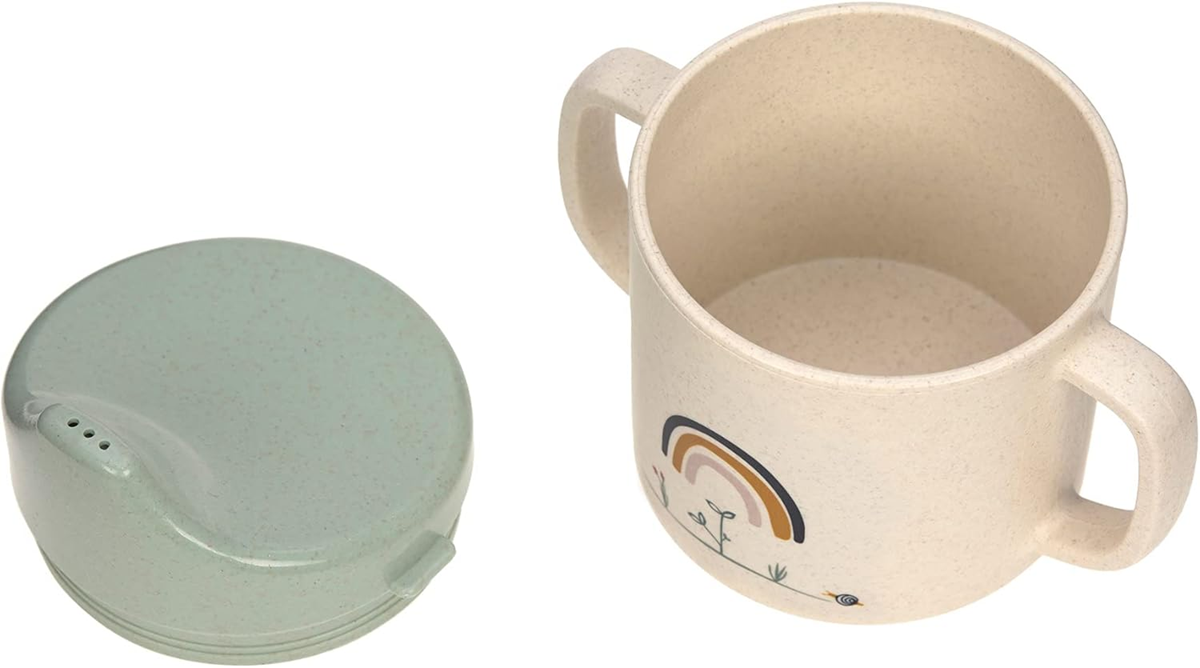 LASSIG Sippy Cup Garden Explorer hrníček s náustkem 150 ml 6 m+
