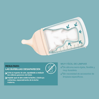 SUAVINEX ZERO ZERO-flaske 180ml Adaptable Flow (A)