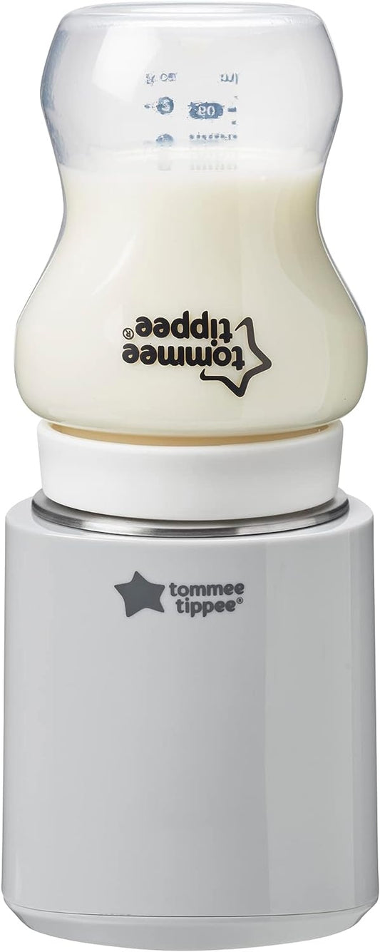 TOMMEE TIPPEE LetsGo podróżny podgrzewacz USB do butelek, szary, przenośny termos do mleka