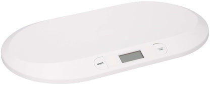 Grundig biała waga cyfrowa dla niemowląt widok całego urządzenia