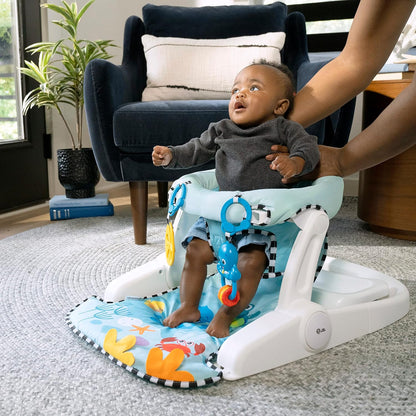 Baby Einstein Sea of Support 2-i-1-sits med avtagbar bricka 4m+