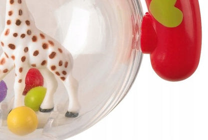 Ĺ "YRAFA SOPHIE babyset bijtring natuurlijke rammelaar 3el.