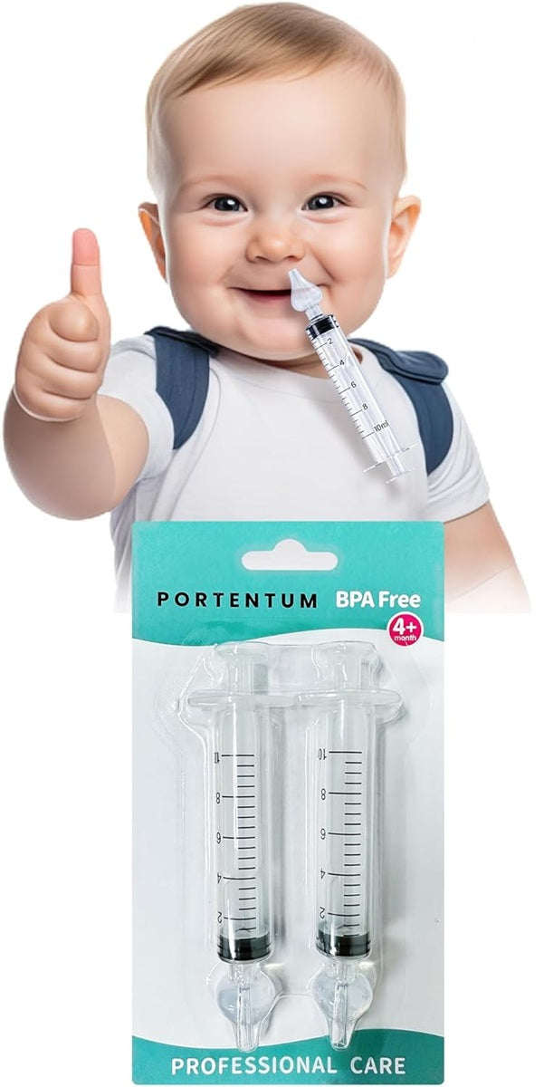 PORTENTUM irrigatore siringhe per naso 2 pezzi 10 ml