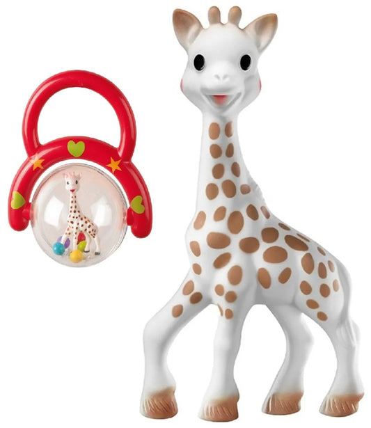 Sophie la Giraffe classic Sophie the Giraffe made of rubber and a rattle