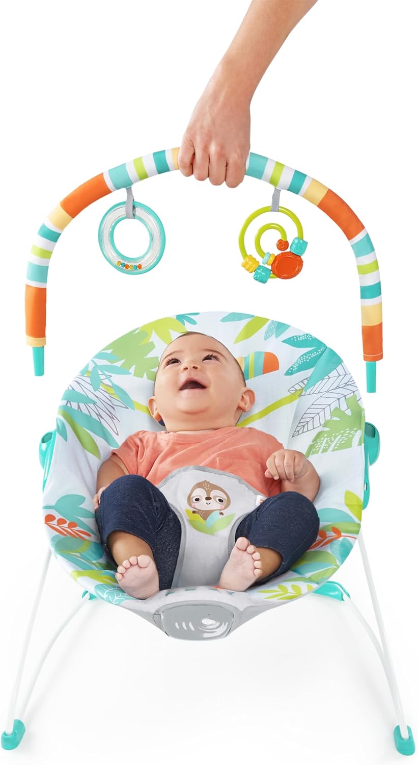 BRIGHT STARTS Rainforest balansoar cu vibrații și melodie