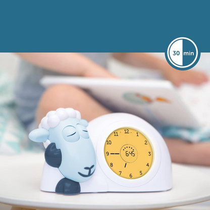 ZAZU Sam the Sheep sleep trainer, clock, and night lamp
