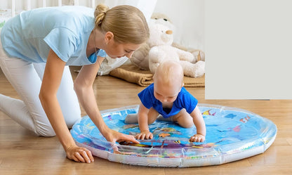 NOUBABY XXL watermat voor buikligspel 100 cm OCEAAN