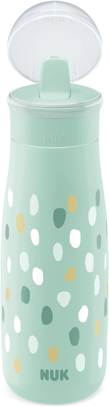 NUK Mini-Me Flip biberon cu pai și muștiuc pliabil 450 ml 12 m+