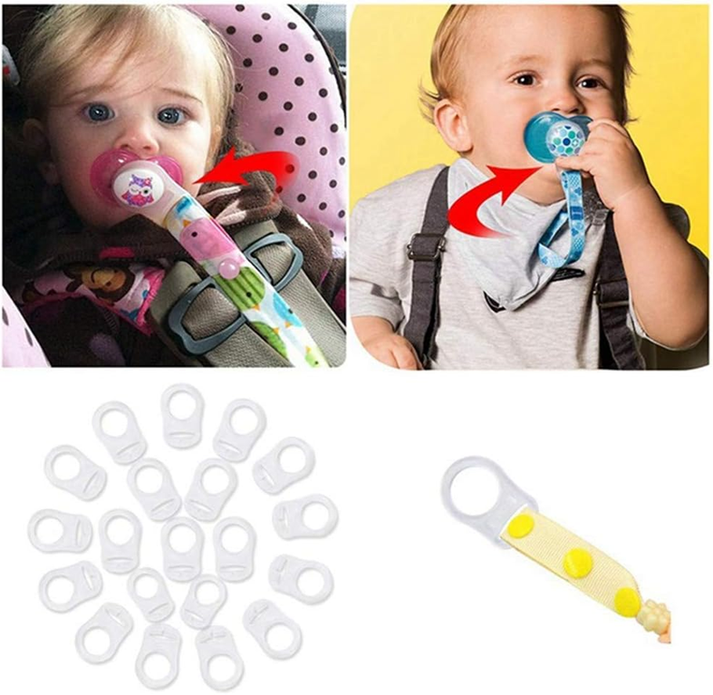 VOARGE manici in silicone per catenelle porta succhietto 12 pezzi