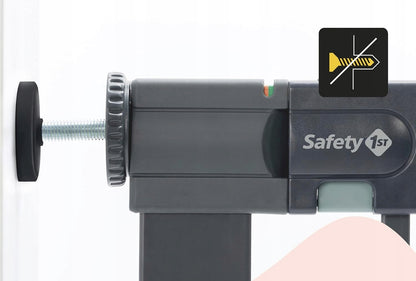 SAFETY 1ST SecureTech cancello per scale in metallo senza soglia 73-80cm
