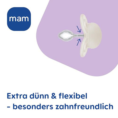 MAM Perfect Day & Night suzetă din silicon 0-6 luni x4 LUMINOASE