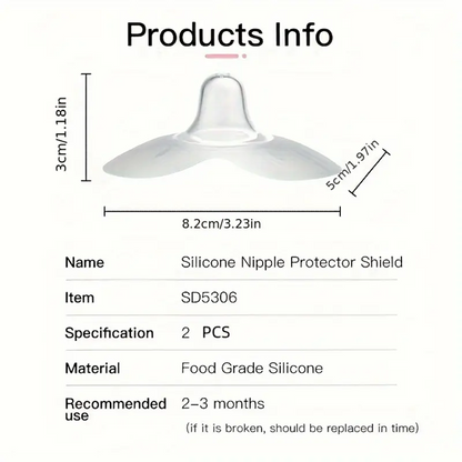Protectores para pezones de lactancia 16mm talla M x2