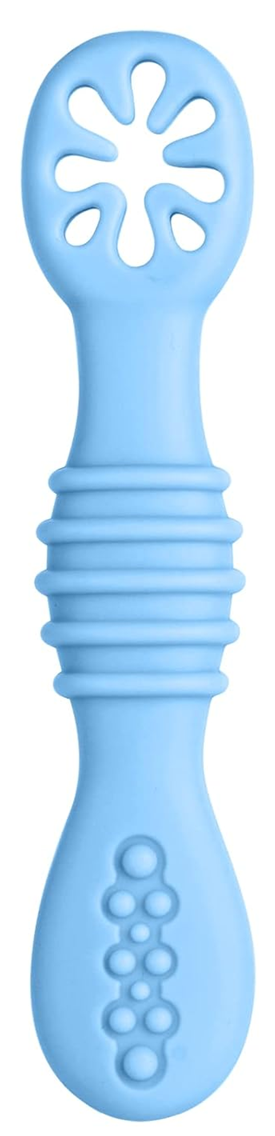 VICLOON Sticky Spoon Silikonlöffel 2,5 x 10 cm 4 m+ blau