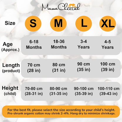 MAMA CHEETAH baby sleeping bag 1TOG 18 months