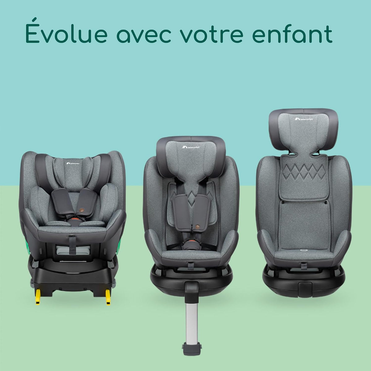 BEBECONFORT EVOLVEFIX PLUS I-SIZE bilbarnstol 0-36 mån 360° med ISOFIX-bas