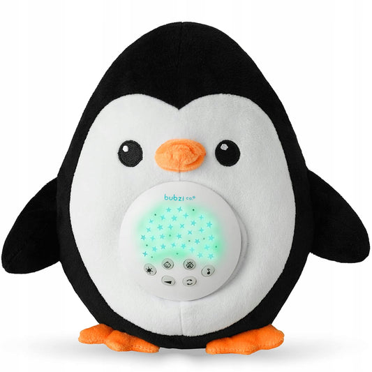 BUBZI Penguin cuddly toy, star projector