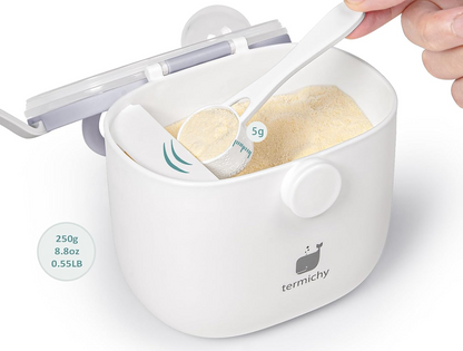 TERMICHY recipiente para leite adaptado 500 ml 250 g + colher doseadora