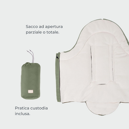 MOOVO NUVITA univerzalna zimska vreča za vozičke 0-6 m 80cm