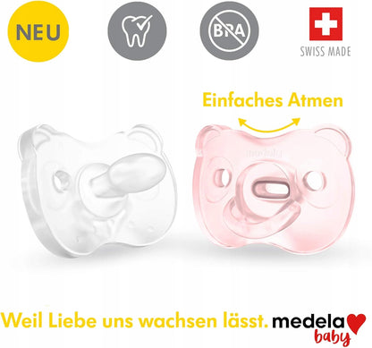 MEDELA narresutter x 2 silikone 0-6msc