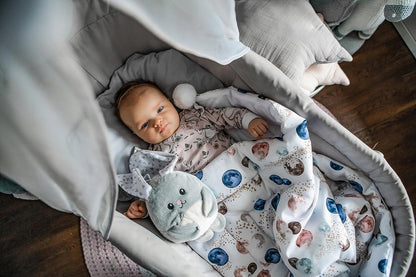 MyHummy beroligende bamse med grædealarm KANIN 17 cm