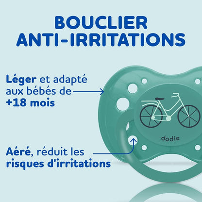 DODIE anatomische fopspeen 18 maanden+ Bébé Ours x3