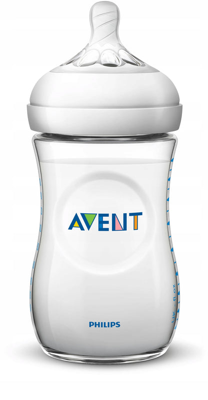 PHILIPS AVENT zestaw 4 butelki, smoczek, szczotka