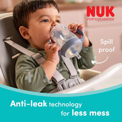 NUK Perfect Match Learner sugrör för muggar 8m+ x2