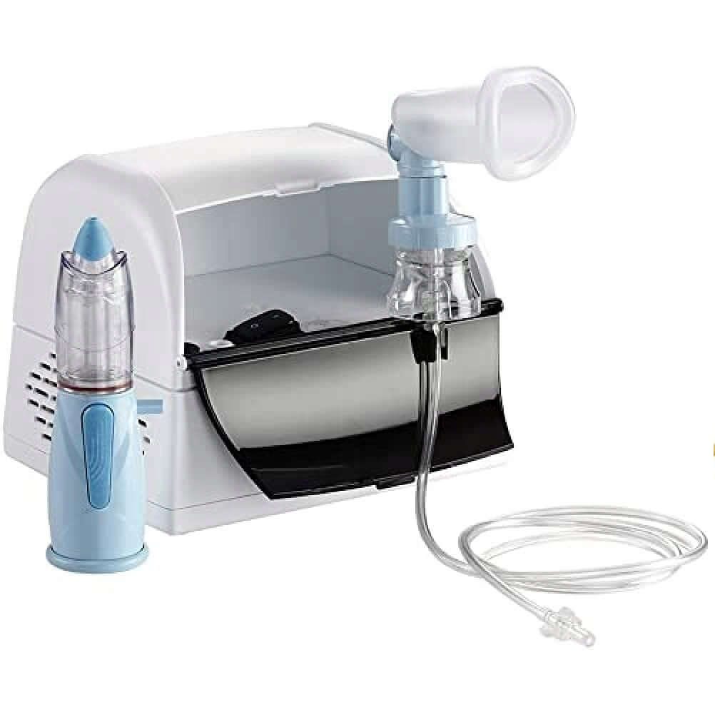 NEBULA Spacer Air Liquid NEBULIZATOR, IRYGATOR biały nebulizator 2w1 z maską i przewodem