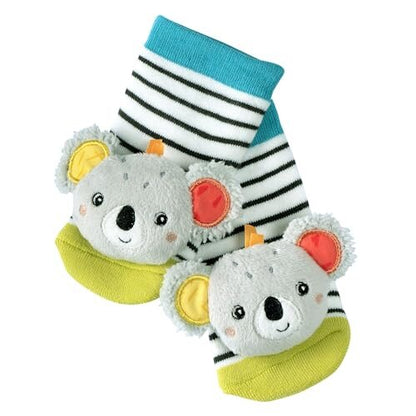 Fehn Koala babysokjes met rammelaar