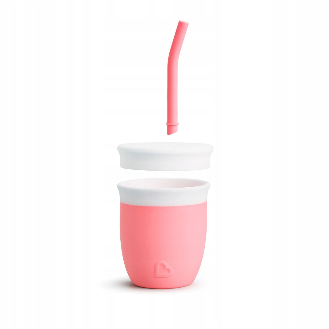 MUNCHKIN C'est Silicone! tazza con cannuccia 6m+ 120ml